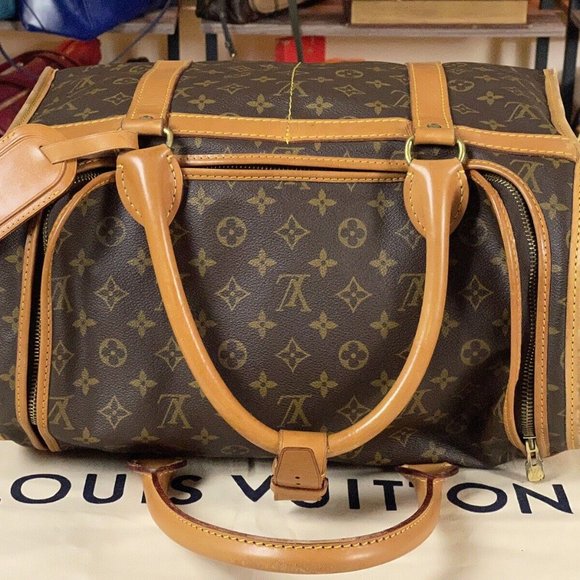 LOUIS VUITTON Monogram Vintage 16" Overnight Travel Carryall Doctor Case Bag - Picture 7 of 16